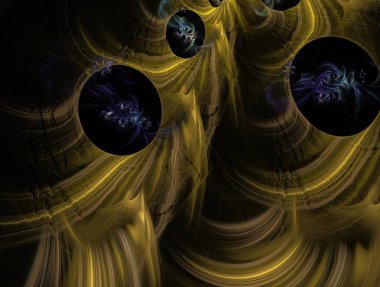 Hayali fraktal arkaplan resmi