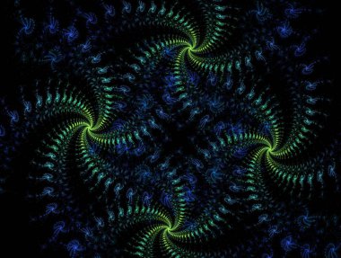 Hayali fraktal arkaplan resmi