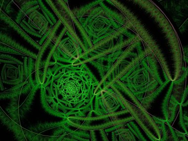 Hayali fraktal arkaplan resmi