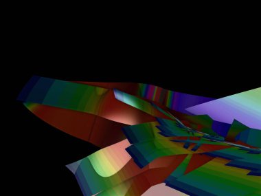 Hayali fraktal arkaplan resmi