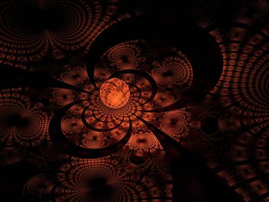 Hayali fraktal arkaplan resmi