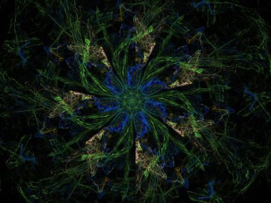 Hayali fraktal arkaplan resmi