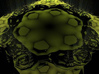 Hayali fraktal arkaplan resmi