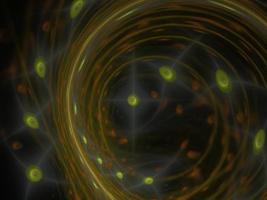 Hayali fraktal arkaplan resmi