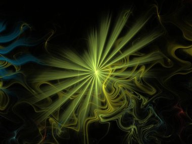 Hayali fraktal arkaplan resmi