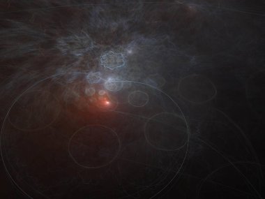 Hayali fraktal arkaplan resmi