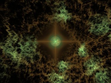 Hayali fraktal arkaplan resmi