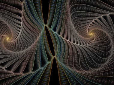 Hayali fraktal arkaplan resmi