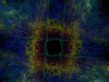 Hayali fraktal arkaplan resmi