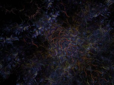 Hayali fraktal arkaplan resmi