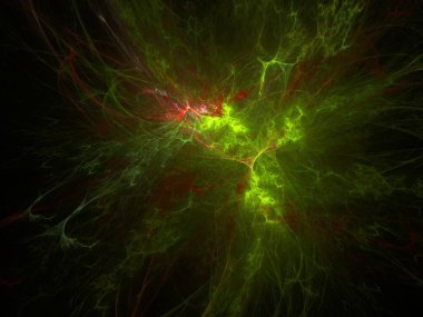 Hayali fraktal arkaplan resmi