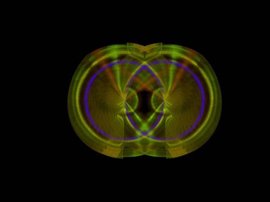 Hayali fraktal arkaplan resmi