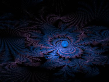 Hayali fraktal arkaplan resmi