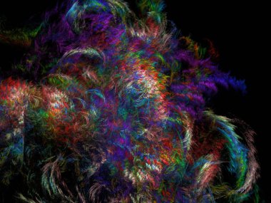 Hayali fraktal arkaplan resmi