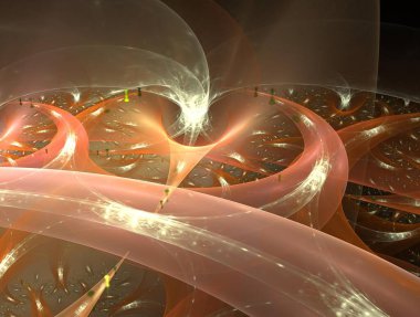 Hayali fraktal arkaplan resmi