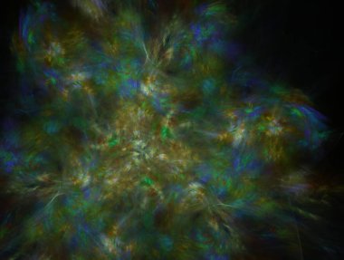 Hayali fraktal arkaplan resmi