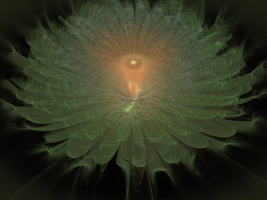 Hayali fraktal arkaplan resmi