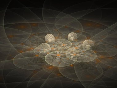 Hayali fraktal arkaplan resmi