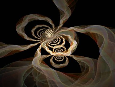 Hayali fraktal arkaplan resmi