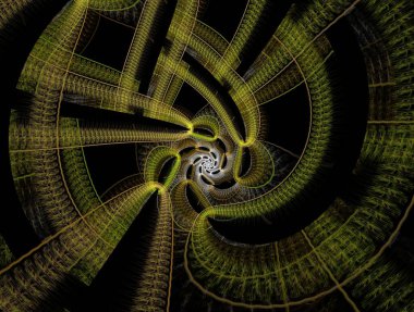 Hayali fraktal arkaplan resmi