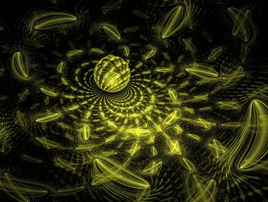 Hayali fraktal arkaplan resmi