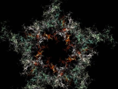 Hayali fraktal arkaplan resmi