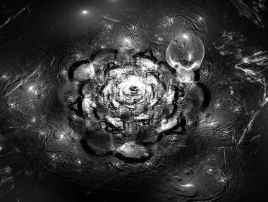 Hayali fraktal arkaplan resmi