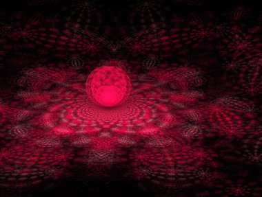 Hayali fraktal arkaplan resmi