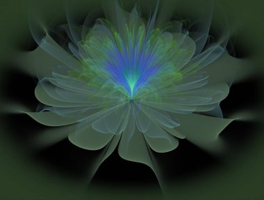 Hayali fraktal arkaplan resmi