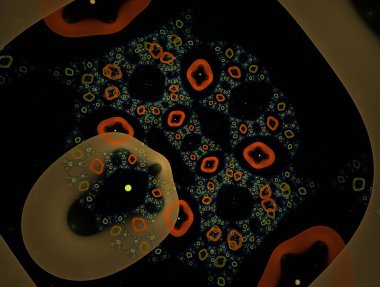 Hayali fraktal arkaplan resmi