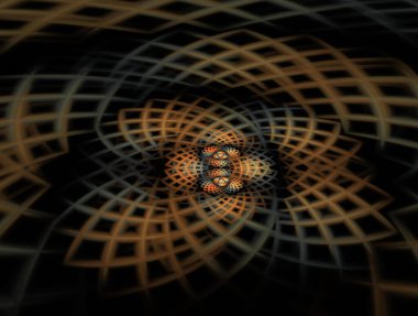 Hayali fraktal arkaplan resmi