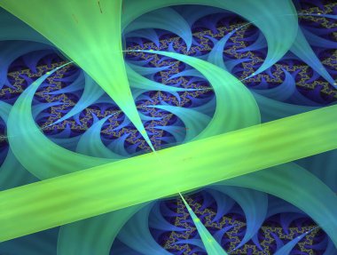 Hayali fraktal arkaplan resmi