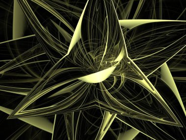 Hayali fraktal arkaplan resmi