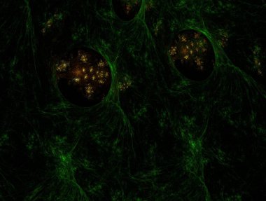 Hayali fraktal arkaplan resmi