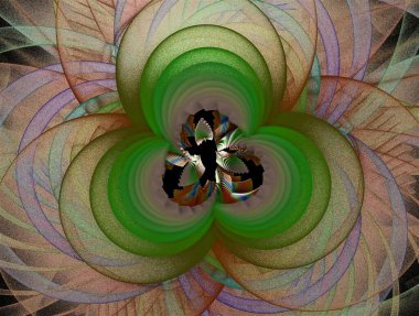 Hayali fraktal arkaplan resmi