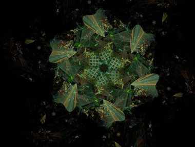 Hayali fraktal arkaplan resmi