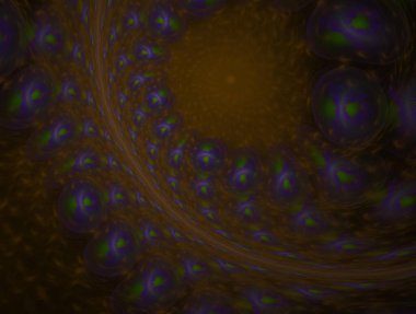 Hayali fraktal arkaplan resmi