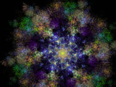 Hayali fraktal arkaplan resmi