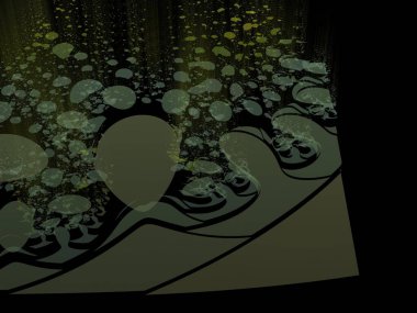 Hayali fraktal arkaplan resmi