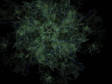 Hayali fraktal arkaplan resmi