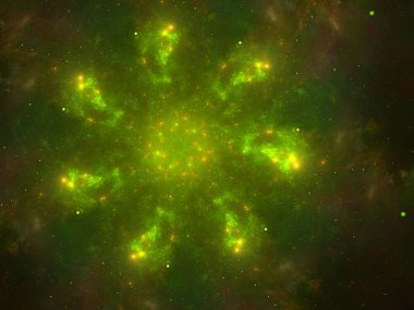 Hayali fraktal arkaplan resmi