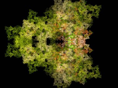 Hayali fraktal arkaplan resmi