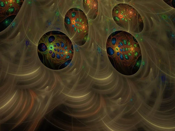 Hayali fraktal arkaplan resmi