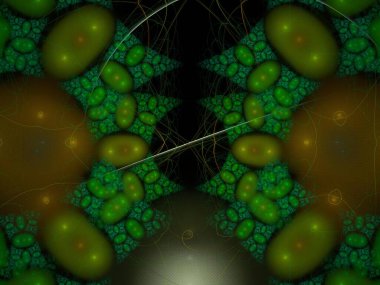 Hayali fraktal arkaplan resmi