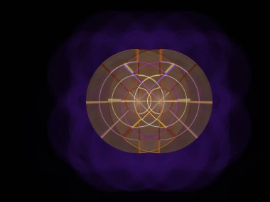 Resimsel fraktal arkaplan oluşturuldu