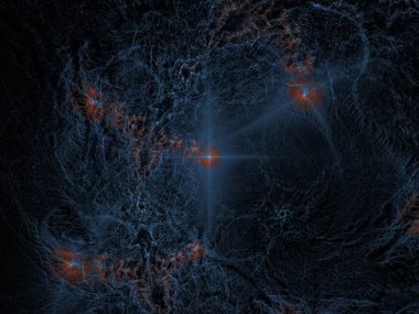 Resimsel fraktal arkaplan oluşturuldu