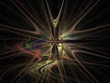 Resimsel fraktal arkaplan oluşturuldu