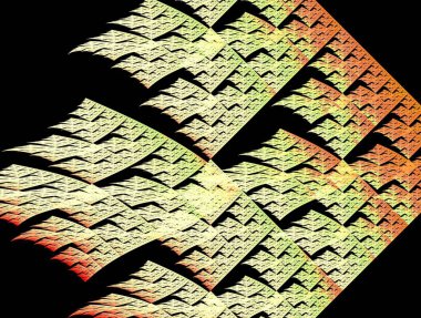 Resimsel fraktal arkaplan oluşturuldu