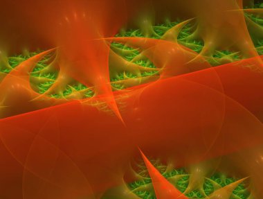 Resimsel fraktal arkaplan oluşturuldu