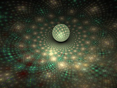 Resimsel fraktal arkaplan oluşturuldu